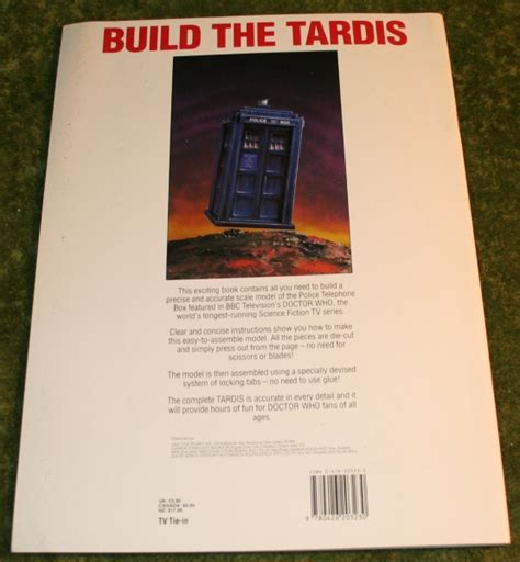 Build The Tardis Book Little Storping Museum