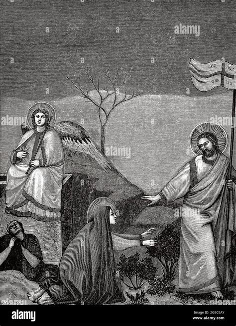 María Magdalena Reconociendo A Jesús Después De Su Resurrección
