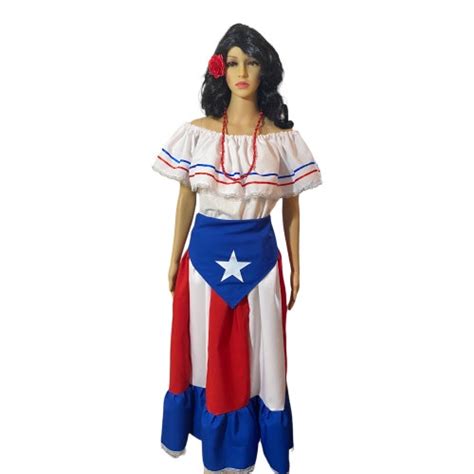 Traditional Puerto Rico Dress Etsy