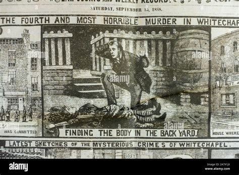 Jack The Ripper Era Newspaper Replica Illustrated Police News 15th Sept 1888 Front Page