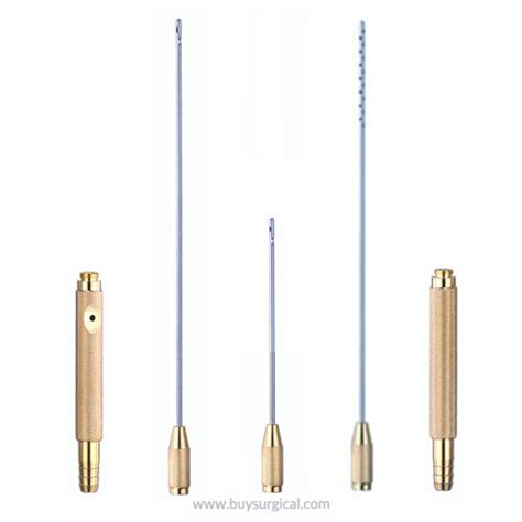 Liposuction Cannula Set For Face With Threaded Handle Buy Surgical