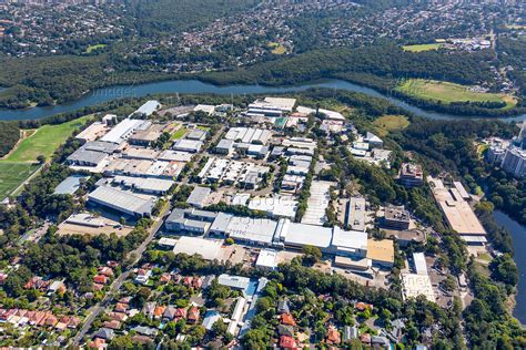 Aerial Stock Image Lane Cove West Industrial Area