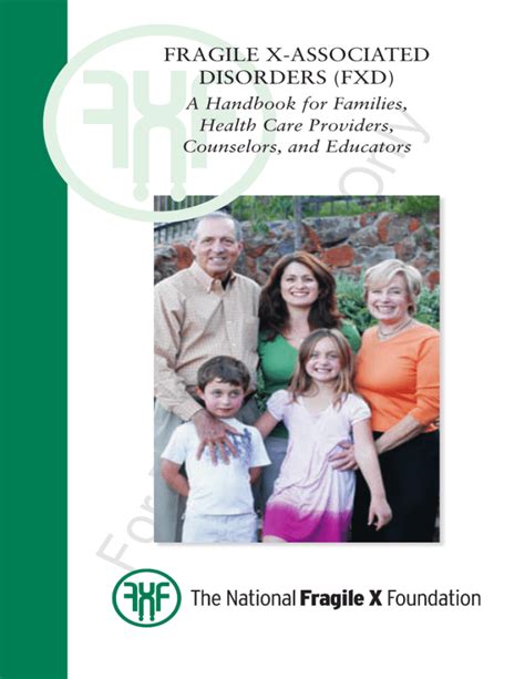 Handbook Fxd 3rd Edition National Fragile X Foundation