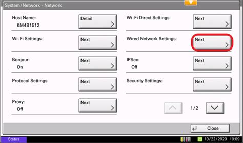 How To Edit Your Mfps Network Settings From The Control Panel