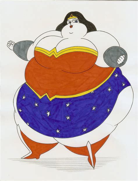 Obese Wonder Woman By Robot001 On Deviantart