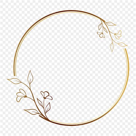 Ornamental Flourishes Clipart Png Images Abstract Golden Circle