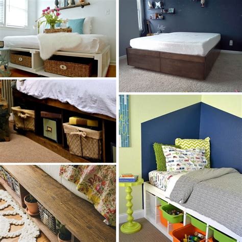 15 Easy Diy Under The Bed Storage Ideas On A Budget