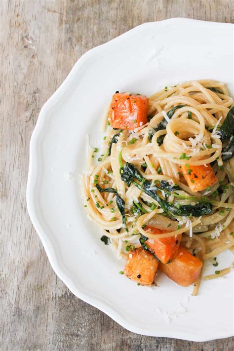 Brown Butter Spaghetti With Kale And Squash The Little Epicurean