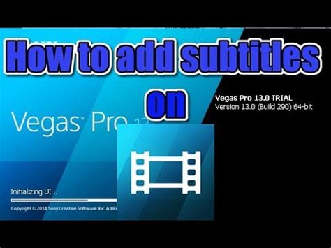 How To Add Subtitles On Sony Vegas Pro YouTube