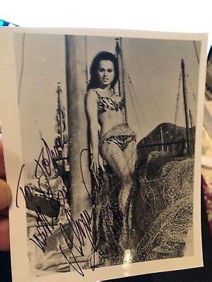 Autographed Rare Photo And Coa James Bond Aliza Gur From Russia With Love Ebay