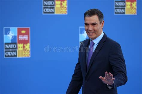 Spanish Prime Minister Pedro Sanchez Editorial Image Image Of Spanish