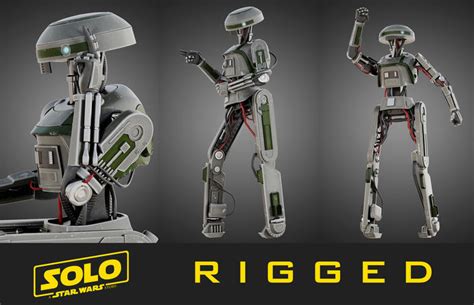 Star Wars L3 37 Droid Rigged 3d Model Animated Rigged Cgtrader