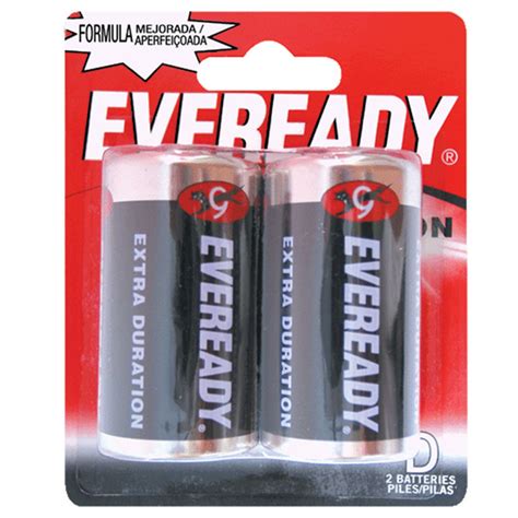 Eveready D Brand Zinc Carbon Battery With 2 Pieces