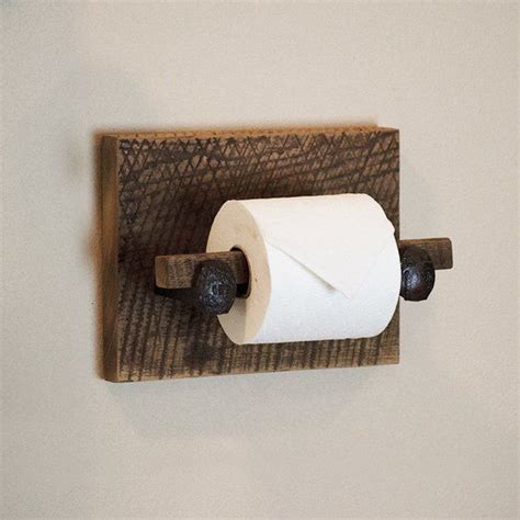 Barn Wood Toilet Paper Holder Rustic Toilet Paper Hanger With Etsy