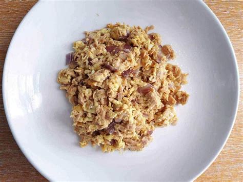 Tuna Scrambled Egg Recipe The Odehlicious