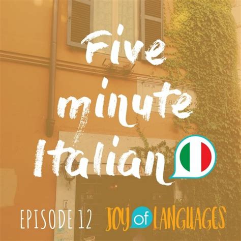 #12: How to pronounce an Italian menu (G and GH) by 5 Minute Italian ...