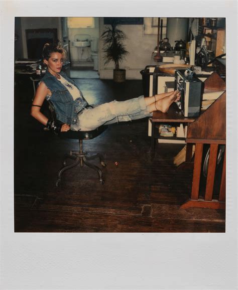Polaroid Of Madonna In Her Lower East Side Apartment One Month