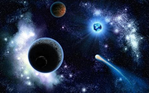 Beautiful Cosmic Space Planets Stars 2560x1600