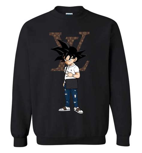 Goku Louis Vuitton Dragonball Sweatshirt Inktee Store