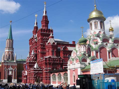 Moscow Skyline Kremlin Hd Wallpaper Background Images
