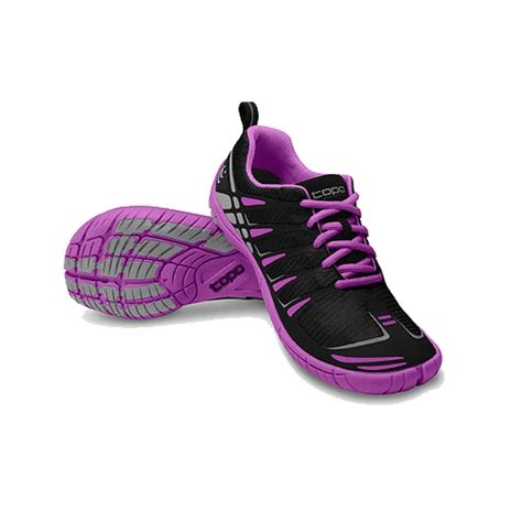 St Womens Low Drop And Wide Toe Box Road Running Shoes Blackgrape At