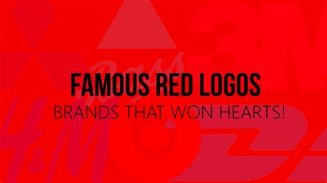 Famous Red Logos Brands That Won Hearts Youtube