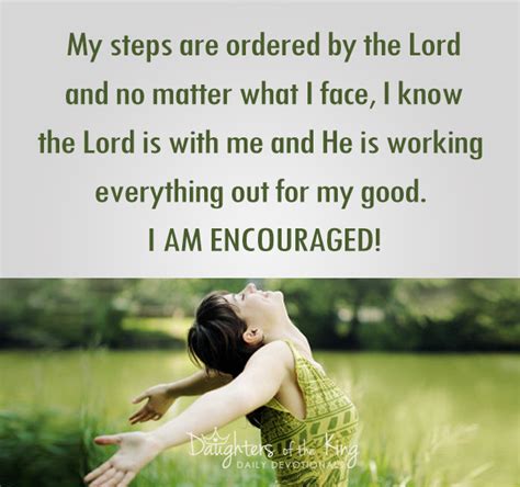 My Steps Are Ordered By The Lord With Images Encouragement