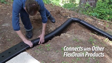 Using Stealthflow To Divert Rainwater From Downspouts No Dig Drainage