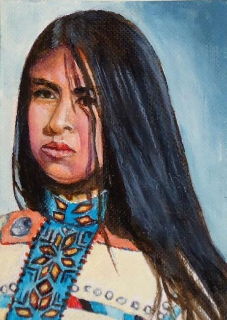 Apache Dance By Artist Kathy Hatt Oil Kp Native American Women Native