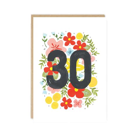 Birthday Card 30 Jade Fisher