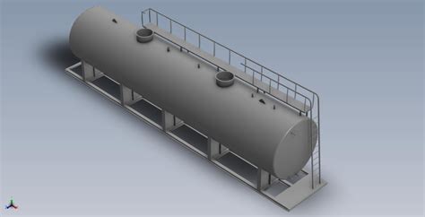 Tank 3d Cad Model Library Grabcad