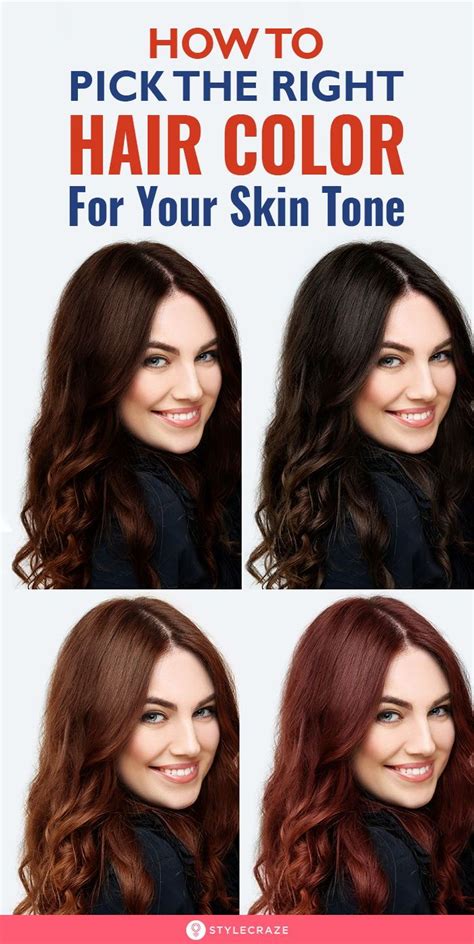 How To Pick The Right Hair Color For Your Skin Tone In 2020 Safe Hair