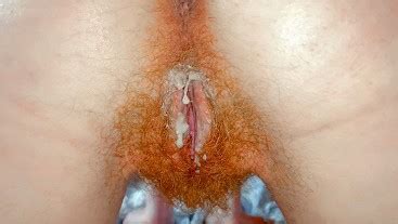Very Hairy Ginger Bush Creampie Closeup Red Hair Pussy Sliding Fuck POV Pornhub Com