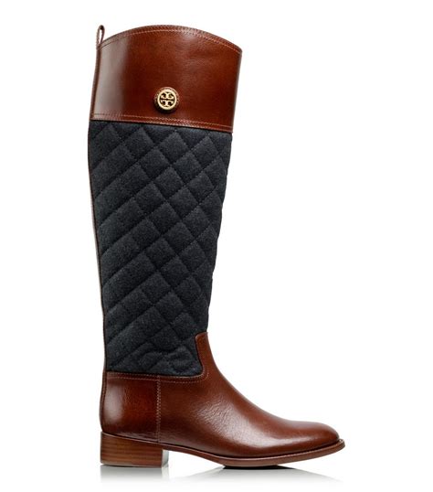Tory Burch Rosalie Riding Boot In Brown Lyst