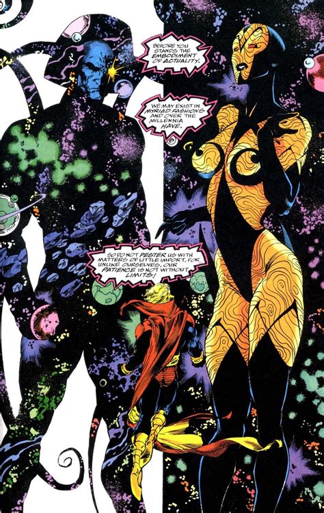 Adam Warlock Face To Face With Eternity And Infinity Heróis Marvel