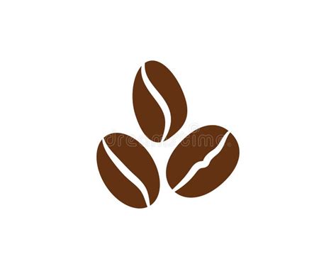 Icono Del Grano De Caf Aislado En El Fondo Blanco Ilustración Del Vector Ilustración De