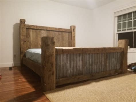 Barn Wood Bed Reclaimed Barnwood Farmhouse Bedroom Set Dutchcrafters