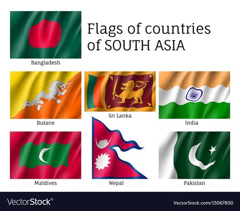 List Of All South Asian Countries Flags Descriptions Names Country Faq