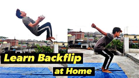 How To Learn Backflip At Home How To Backflip In Just 3 Min Youtube