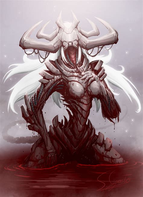 ArtStation Lilith Sebastian Gosko Concept Art Characters Monster Concept Art Mythical