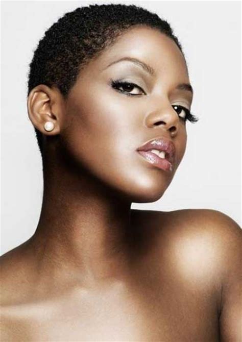 A blunt bob can easily go from the office to the soccer field to the dance floor: Extra Short Natural Black Hairstyles | Hairstyles 2017 ...