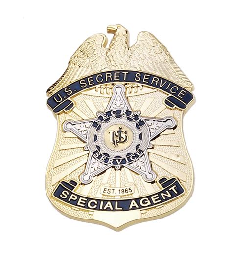 Accurate Repro Us Secret Service Special Agent Metal Badge 32476 Us