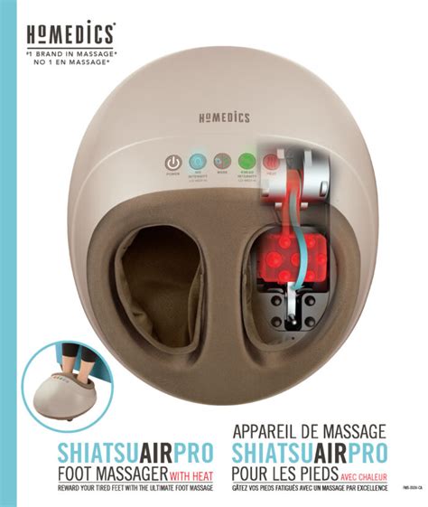 Homedics Shiatsu Air Pro Foot Massager With Heat 3w Healthcare