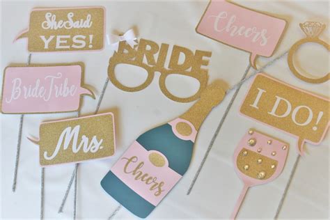 Wedding Photo Booth Props Custom Photo Props Engagement Party Etsy