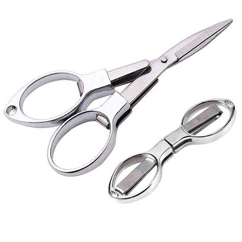 foldable scissors stainless steel portable travel scissors small folding scissors pointy