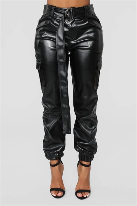 leather jogger pants jogger pants outfit black leather pants leather wear leather leggings