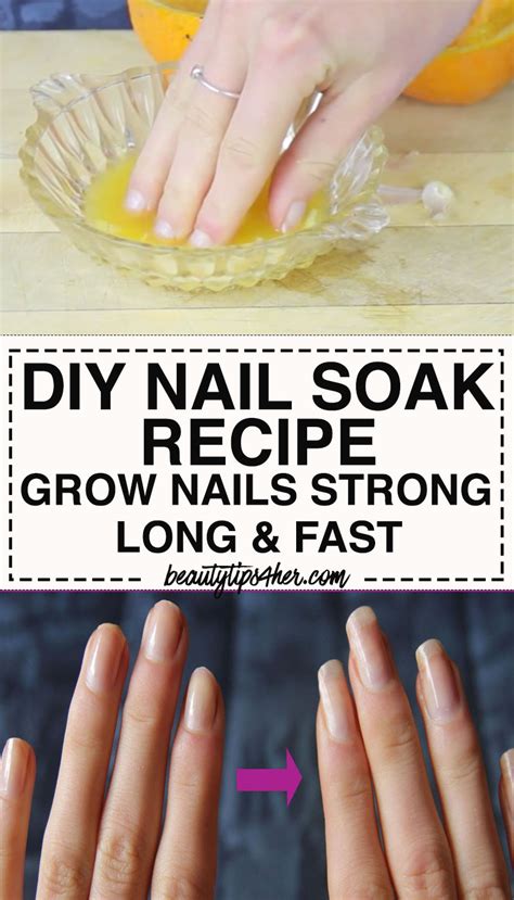 Like fillings, crowns will not last forever. DIY Nail Soak Recipe to Grow Nails Long, Strong and Fast ...