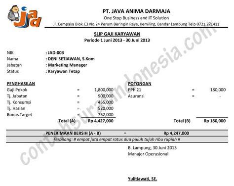 Contoh Payslip Sistem Slip Gaji Malaysia Payment Syst Vrogue Co