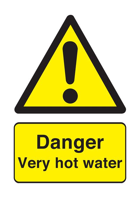 Caution Hot Water Sign Free Printable Printable Templates