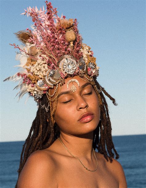 Aztec Goddess Woodland Crown ~ Pre Order — Summers Dreaming Mermaid Crowns